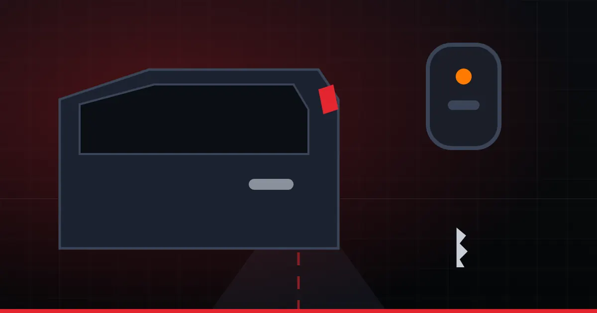 Illustration d'une portière de voiture verrouillée et d'une clé de véhicule