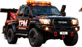 Véhicule de dépannage TPM pour accès difficiles