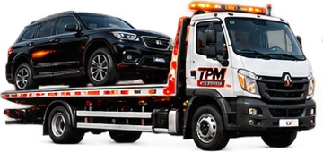Dépanneuse plateau TPM Dépannage transportant un SUV